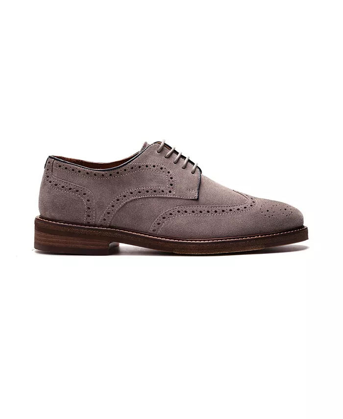 Мужские дерби Cambridge Wingtip на шнуровке A. Veer, коричневый/бежевый — фото 2
