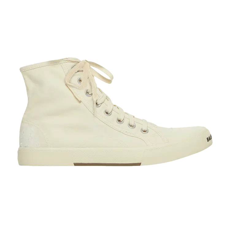 Кроссовки Balenciaga Wmns Paris High 'Destroyed - White', белый