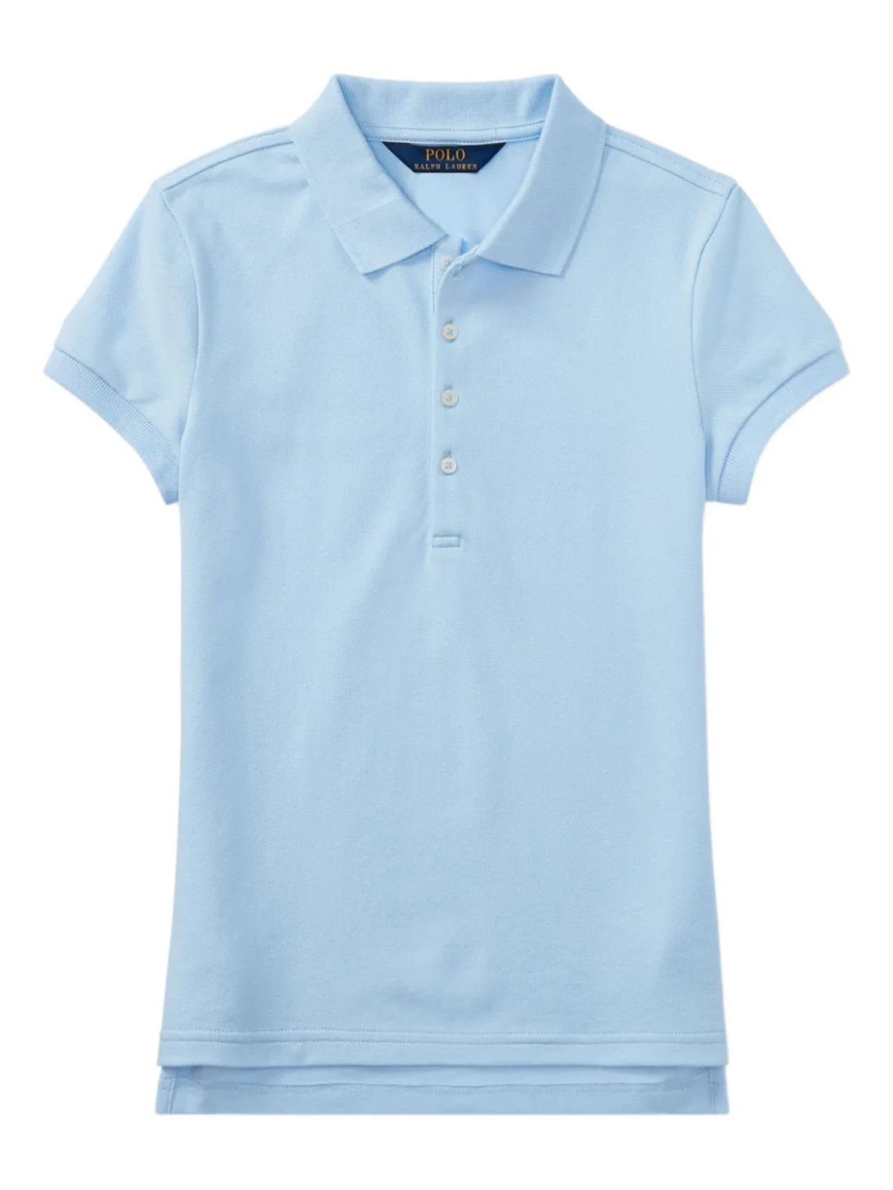 

POLO RALPH LAUREN KIDS рубашка поло из ткани пике, синий