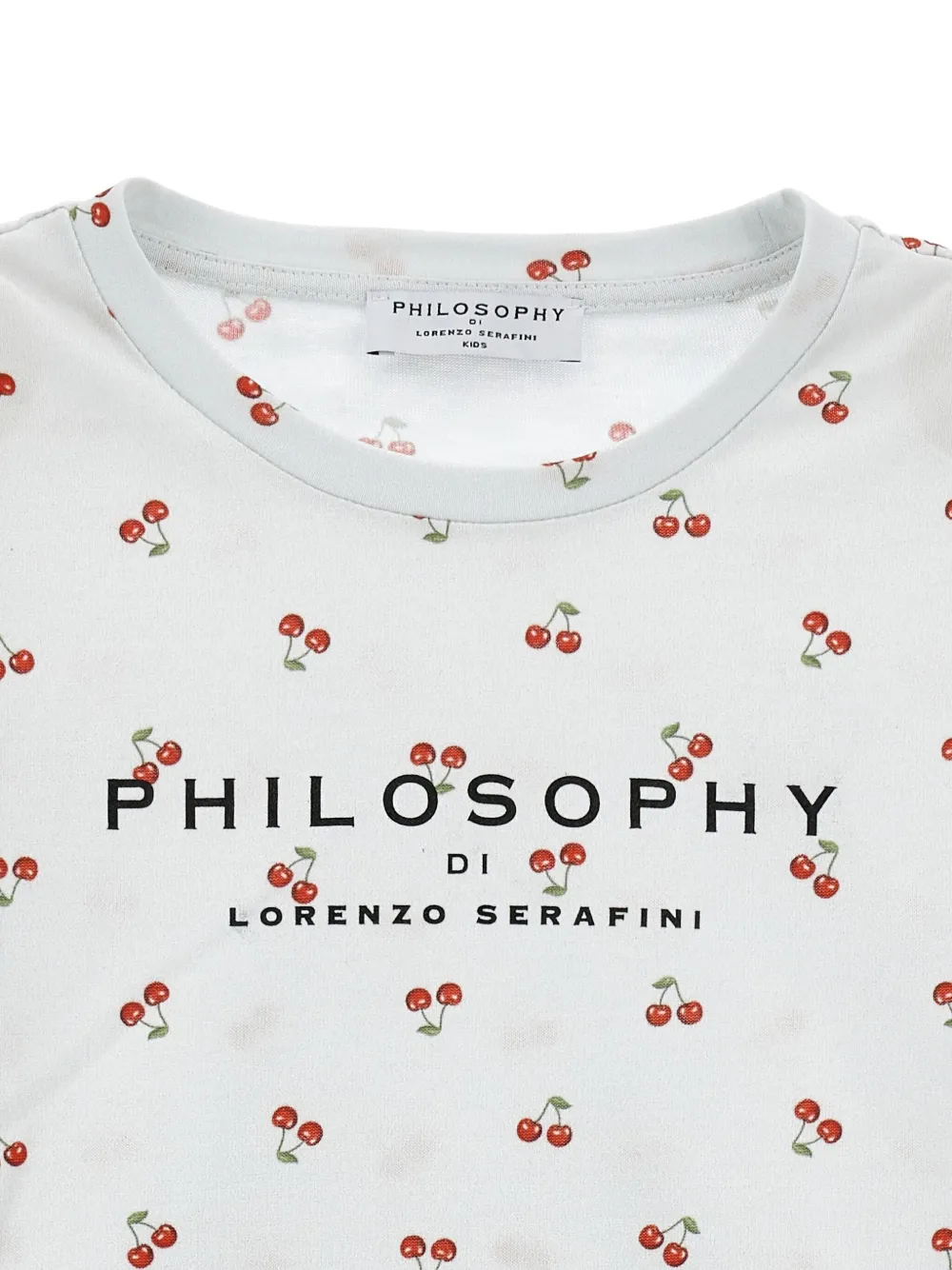 Футболка с принтом Philosophy Di Lorenzo Serafini Kids, белый — фото 2