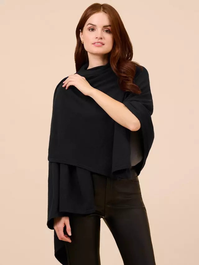 

Кардиган Adrianna Papell Classic Solid Cashmere Blend S’HUG, черный