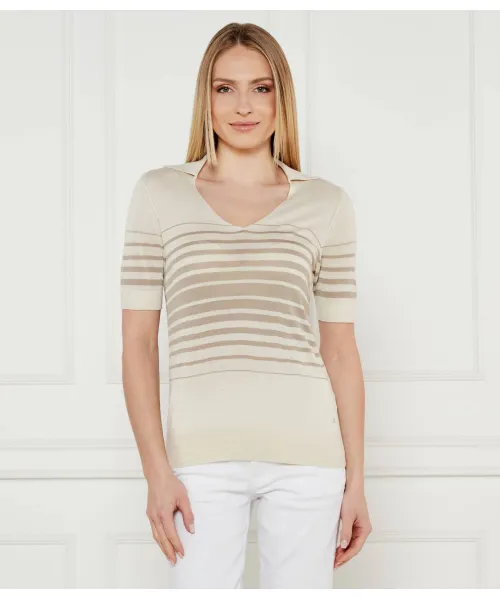 

Блуза Regular fit Calvin Klein, бежевый