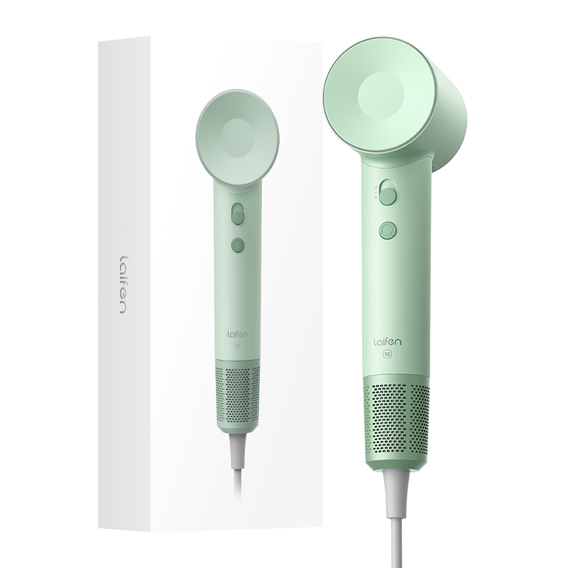 

Фен для волос SE 1500W с отрицательными ионами Laifen, Light Green
