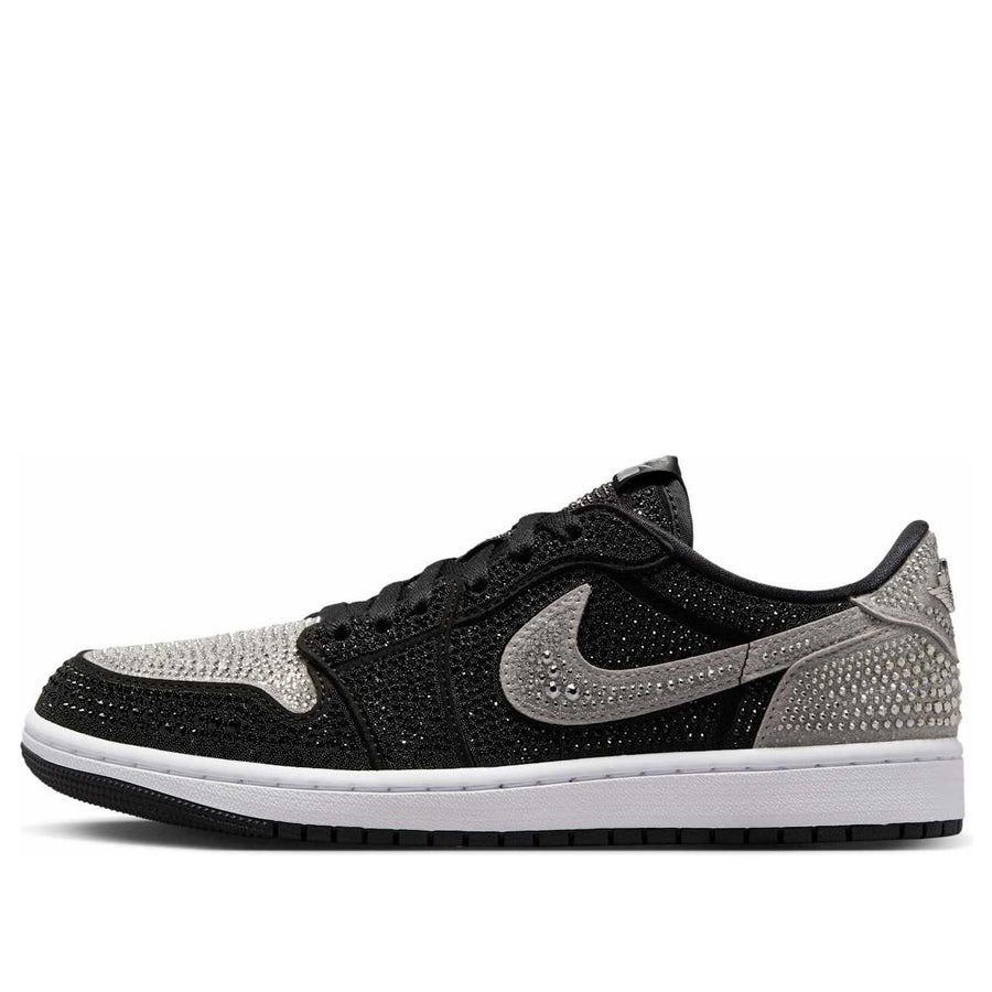 Кроссовки (WMNS) Air Jordan 1 Retro Low OG x Swarovski 'Stealth', серый