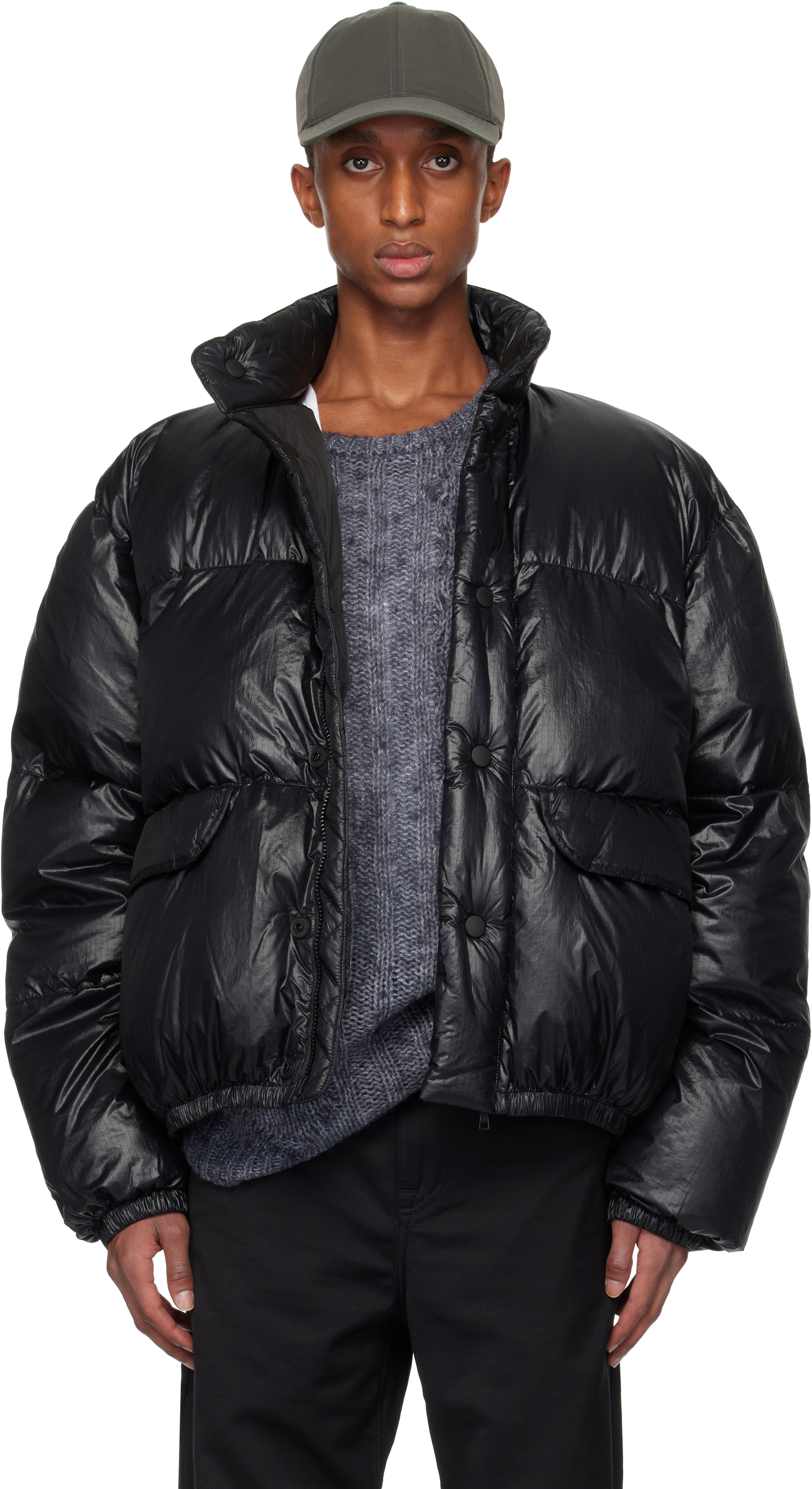 

Черная куртка Inhale Puffa OUR LEGACY