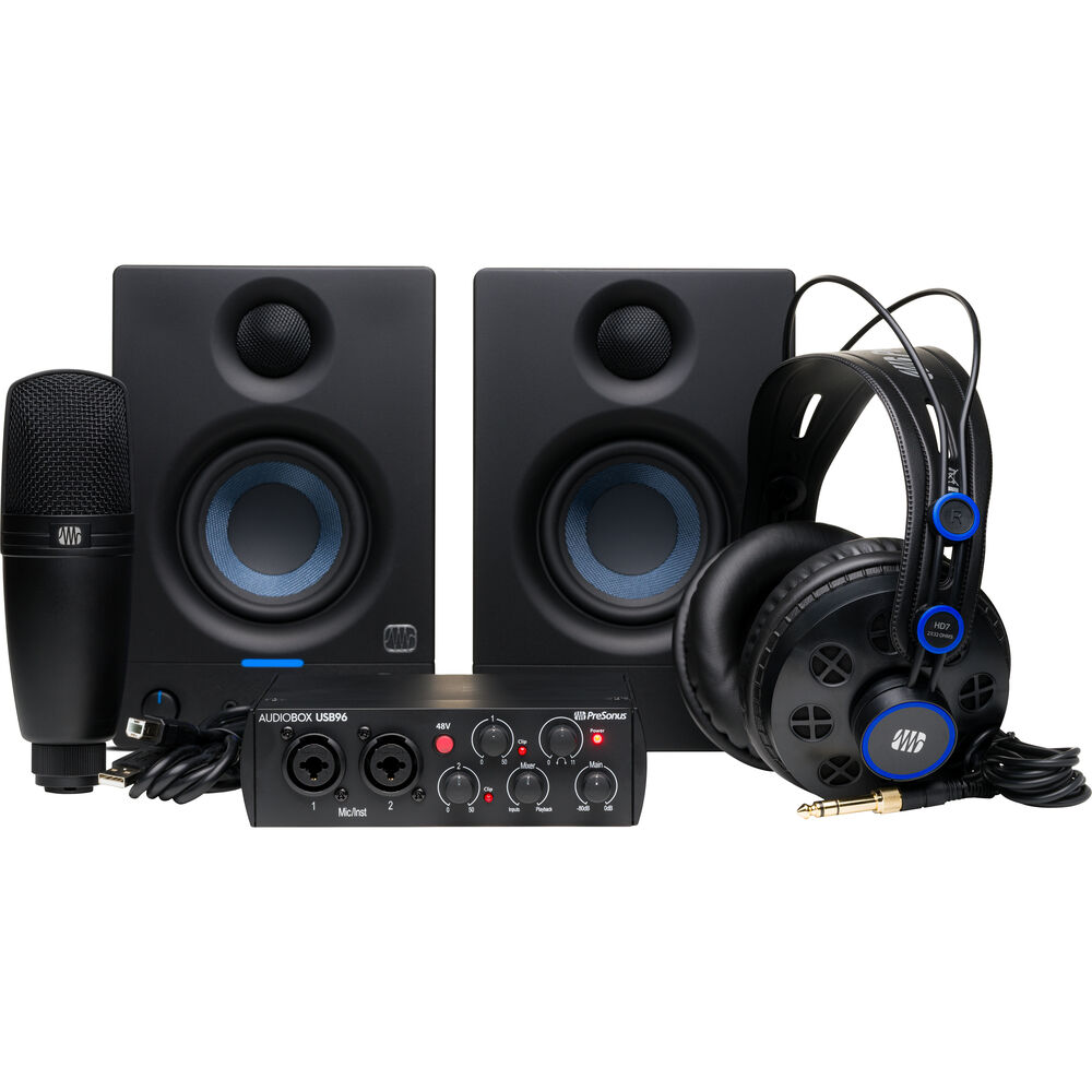 

PreSonus AudioBox USB 96 - полный комплект аппаратного и программного обеспечения для записи (25-я годовщина)