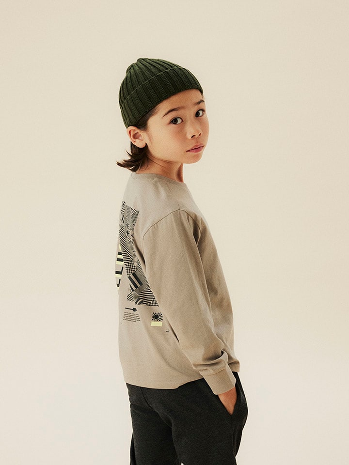 

Name it Футболка с длинными рукавами "Obay" светло-коричневого цвета