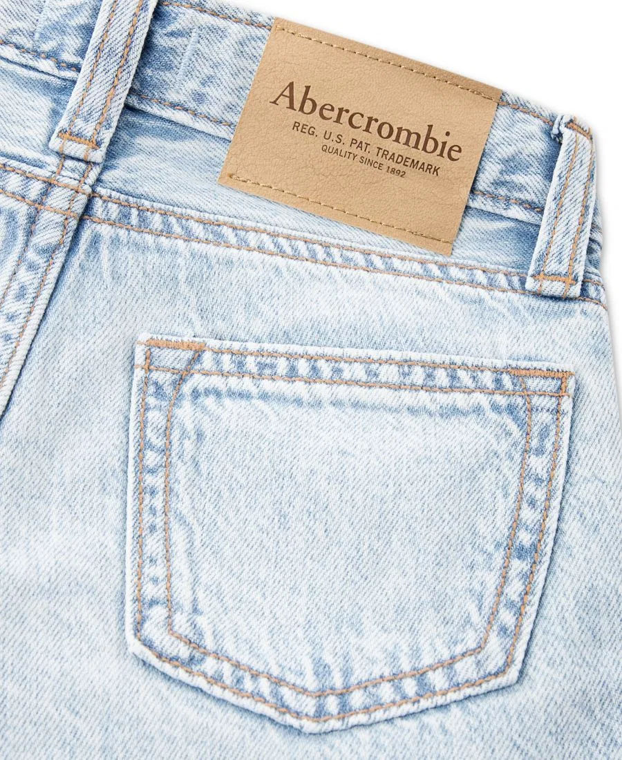 Детские джинсовые шорты для мальчиков 2T-5T Abercrombie Kids, синий — фото 4