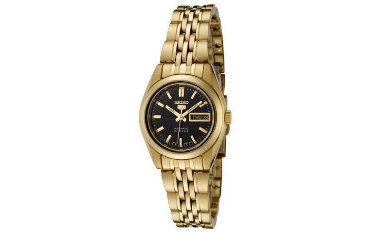 

SEIKO Часы Automatic Mechanical Movement Stainless Steel Strap Watch Women's Watch Black Dial, Black Dial