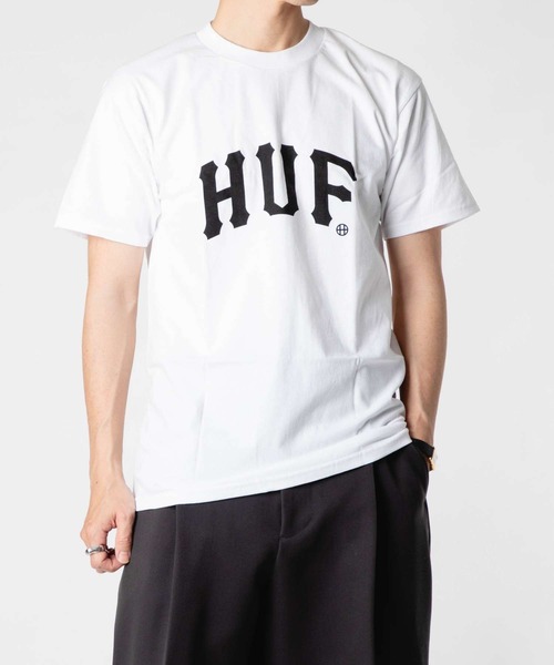 

Футболка с коротким рукавом, принт HUF, белый