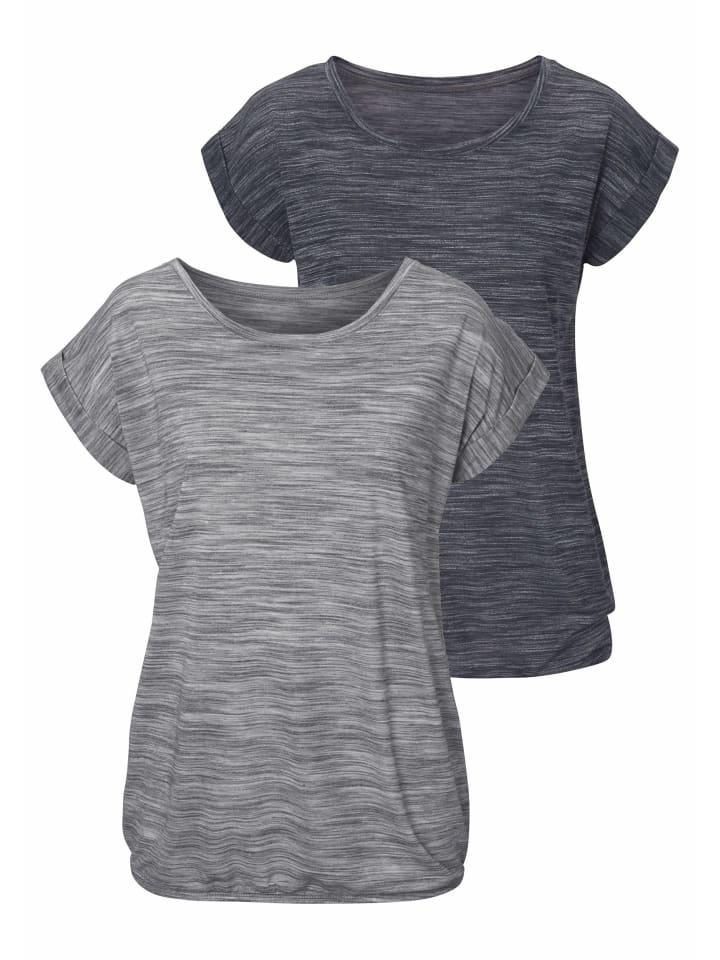 

Рубашка с короткими рукавами из черного меланжа, серого меланжа Beach Time