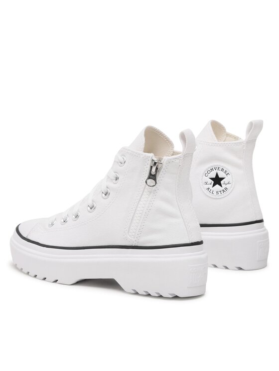 Тканевые кроссовки Chuck Taylor All Star Lugged Lift Hi A03012C Converse, белый — фото 3