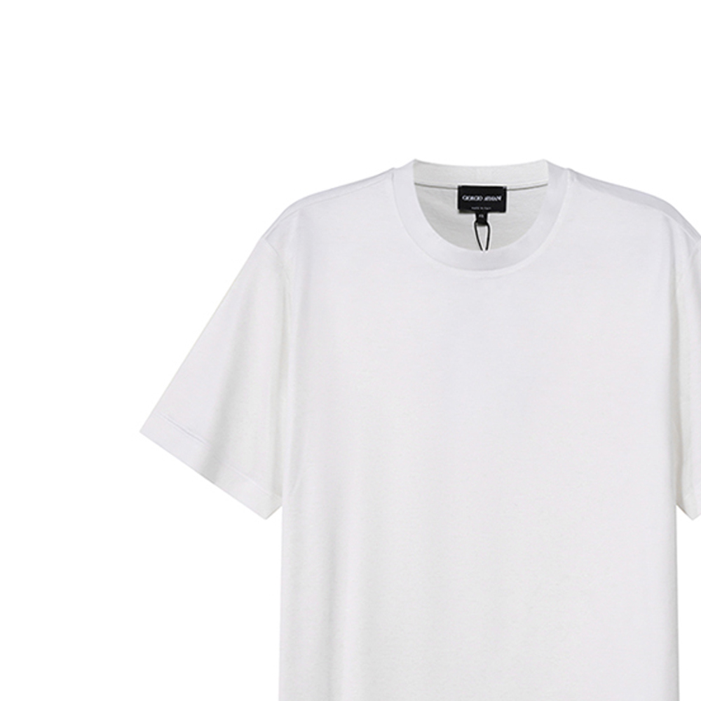 

Футболка мужская белая GIORGIO ARMANI