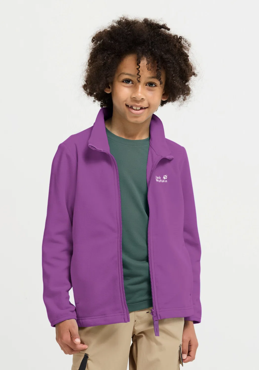 Флисовая куртка Jack Wolfskin, Purple — фото 3