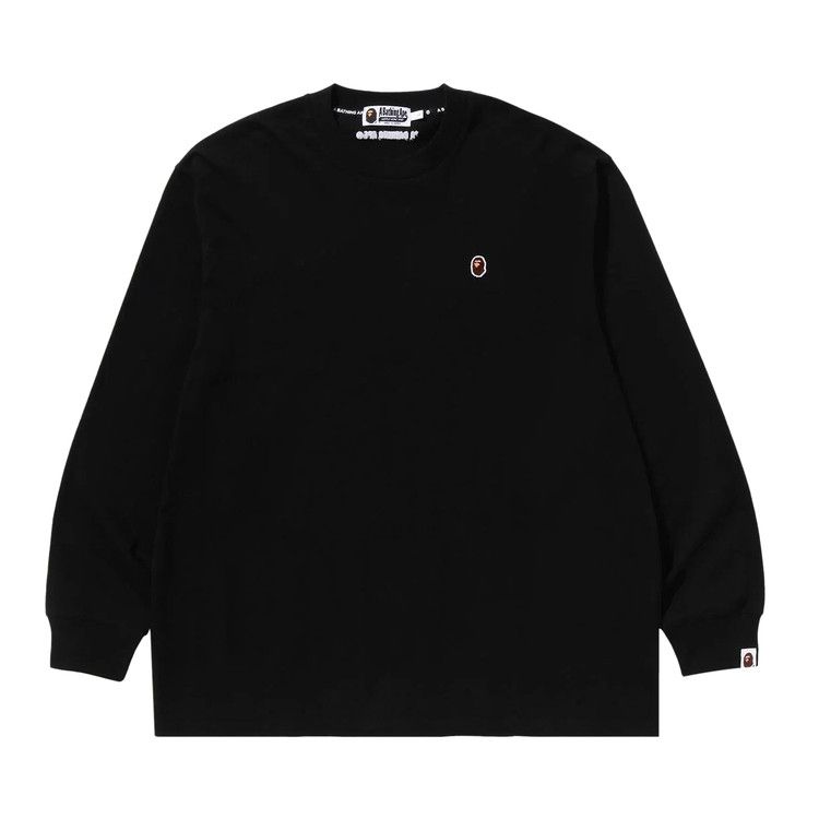 

Футболка BAPE Ape Head One Point Long-Sleeve Tee, Black