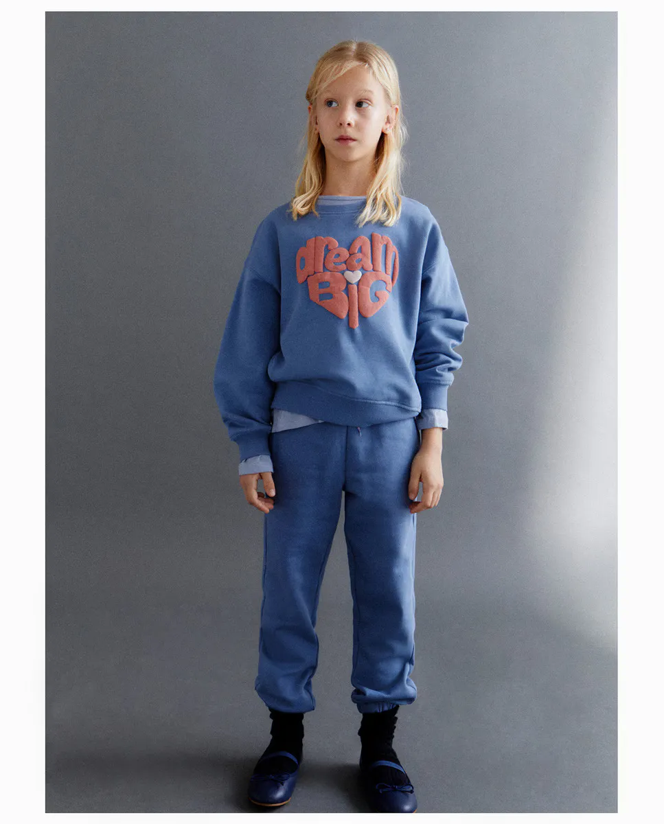 

Базовые флисовые брюки для девочек Kids El Corte Inglés, синий