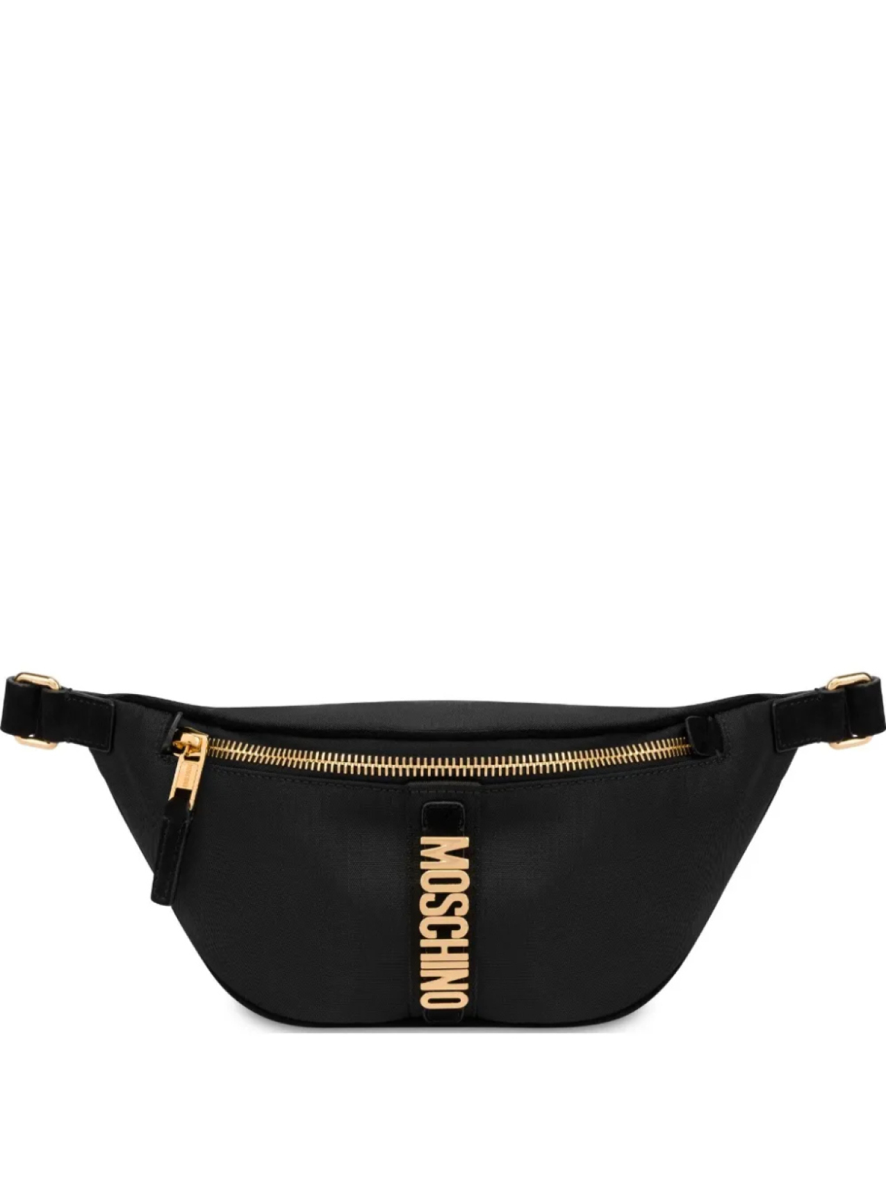 

Поясная сумка с логотипом Moschino, черный