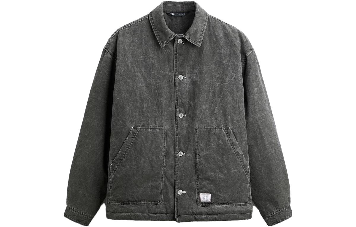 

Куртка мужская маркировка серая Zara, цвет Markings grey