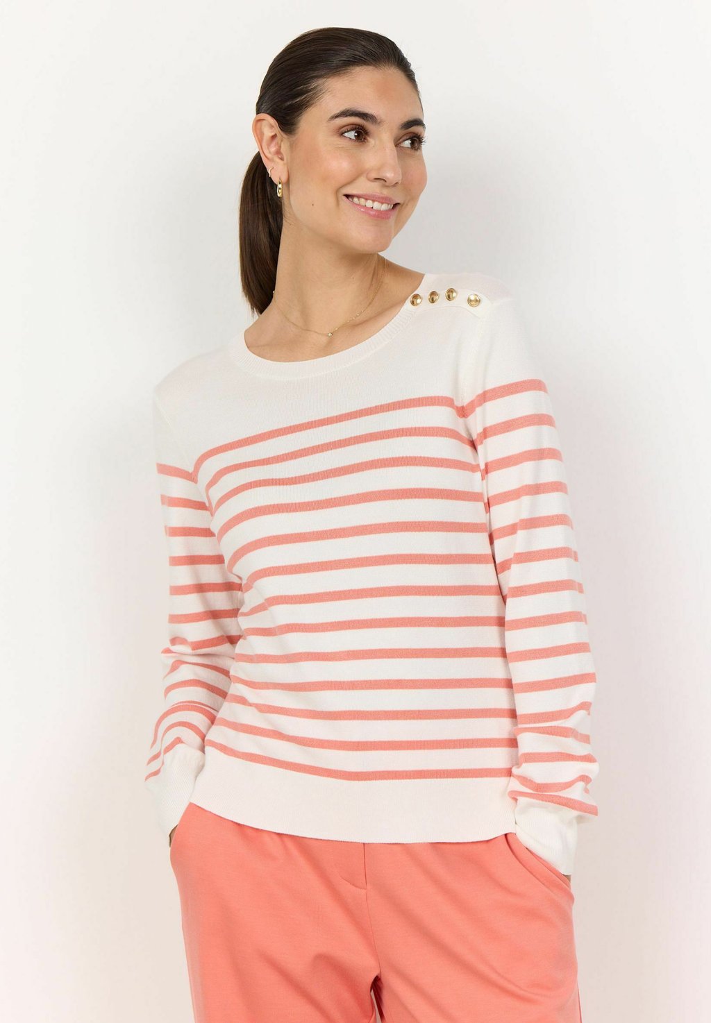 

Джемпер SC-DOLLIE STRIPE 783 Soyaconcept, розовый