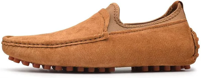 

Мужские мокасины Santimon для вождения из замши, слипоны с отделкой пенни, повседневная и вечерняя обувь в стиле лодочек