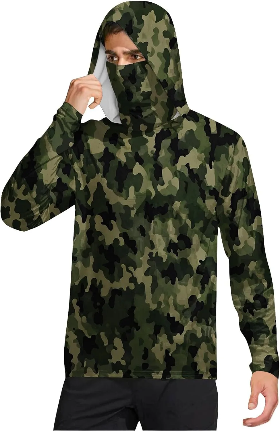 

Мужская рубашка с длинным рукавом для защиты от солнца UPF 50+