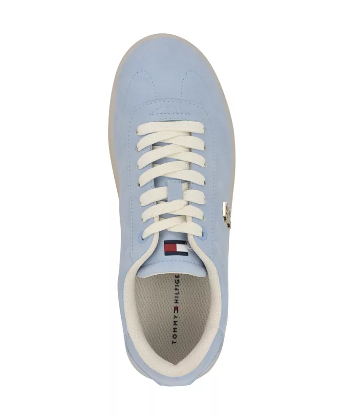 Женские кроссовки Renaud Logo на шнурках Tommy Hilfiger, синий — фото 4