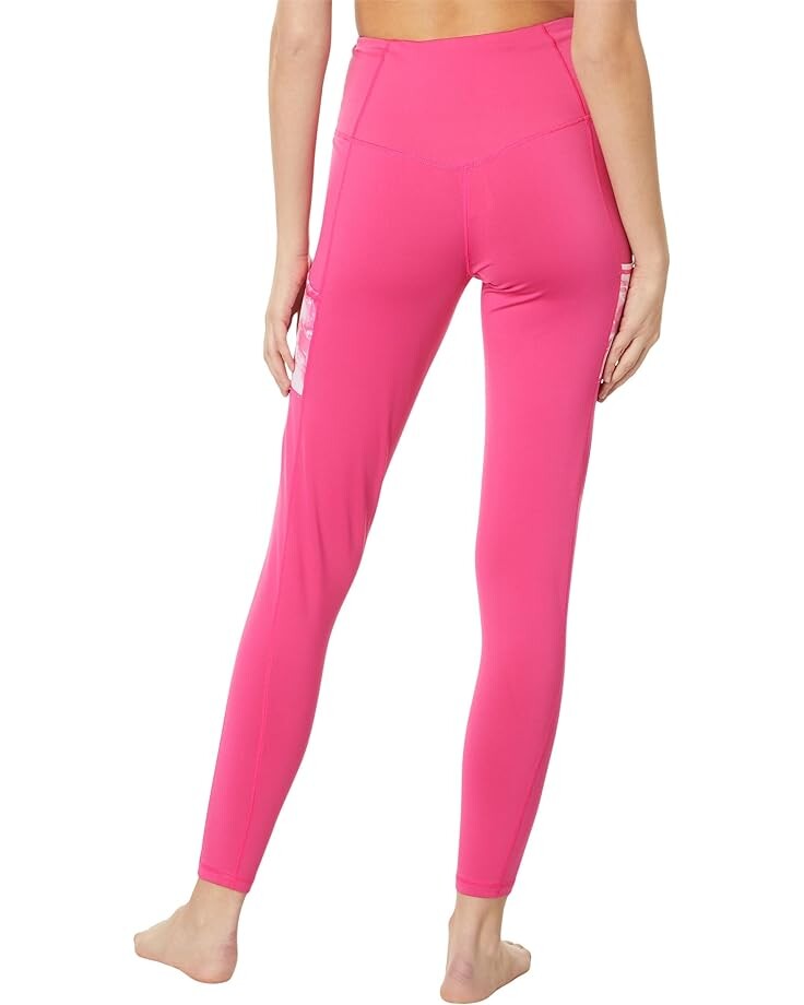 

Брюки Hot Chillys Mec Pocket Print Tights, цвет Fuchsia Quartz