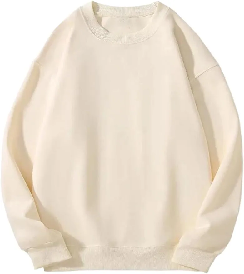 

Повседневный свитшот для мужчин, черный, белый, O-Neck