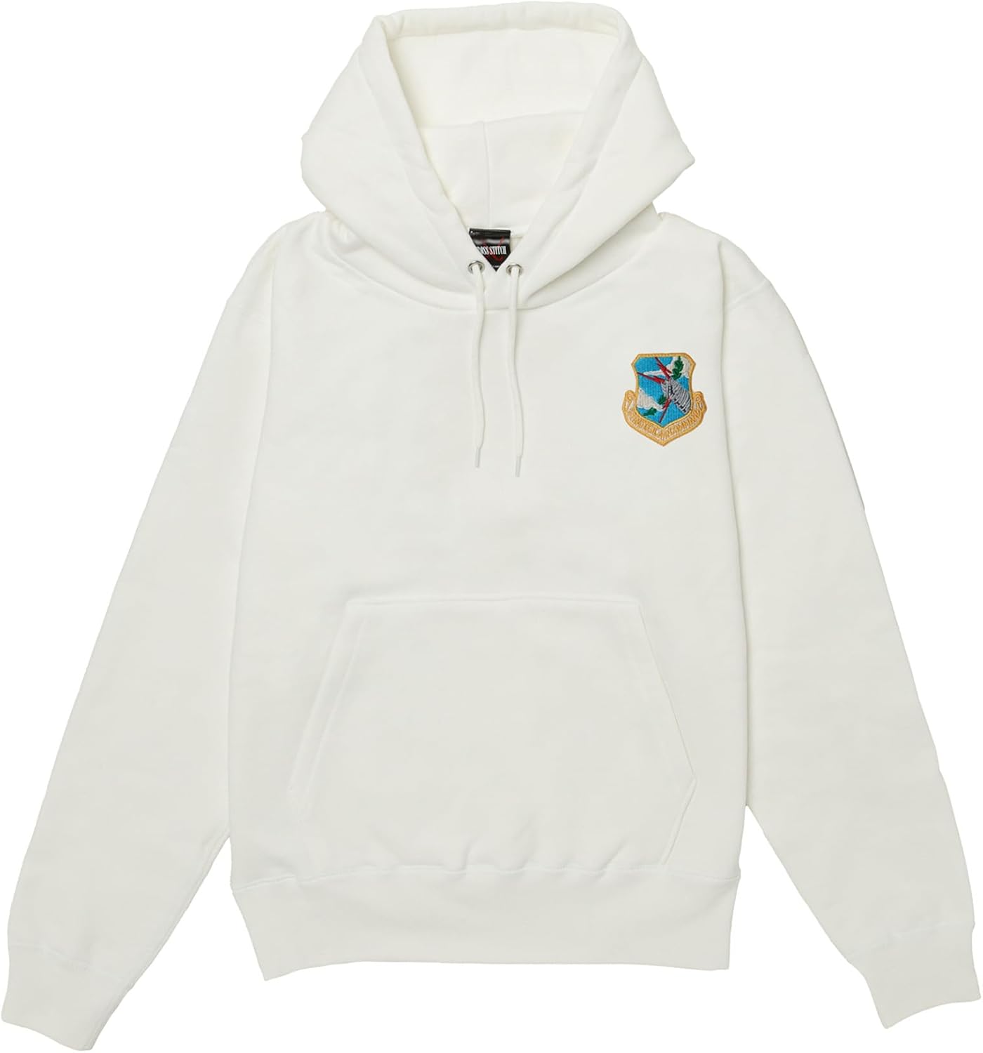

Толстовка с капюшоном в стиле F, нашивка с гербом армии США, плотная ткань 12,4 унции, подкладка с начесом, толстовка без капюшона, белая, размер S F-Style