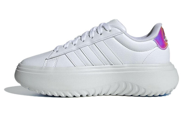 Кроссовки большие туфли-лодочки Adidas, белый — фото 2