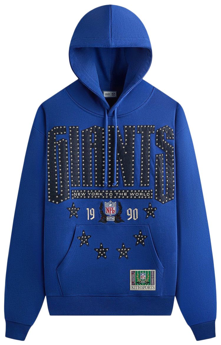 

Kith For The NFL New York Giants Stars Vintage Hoodie, синий