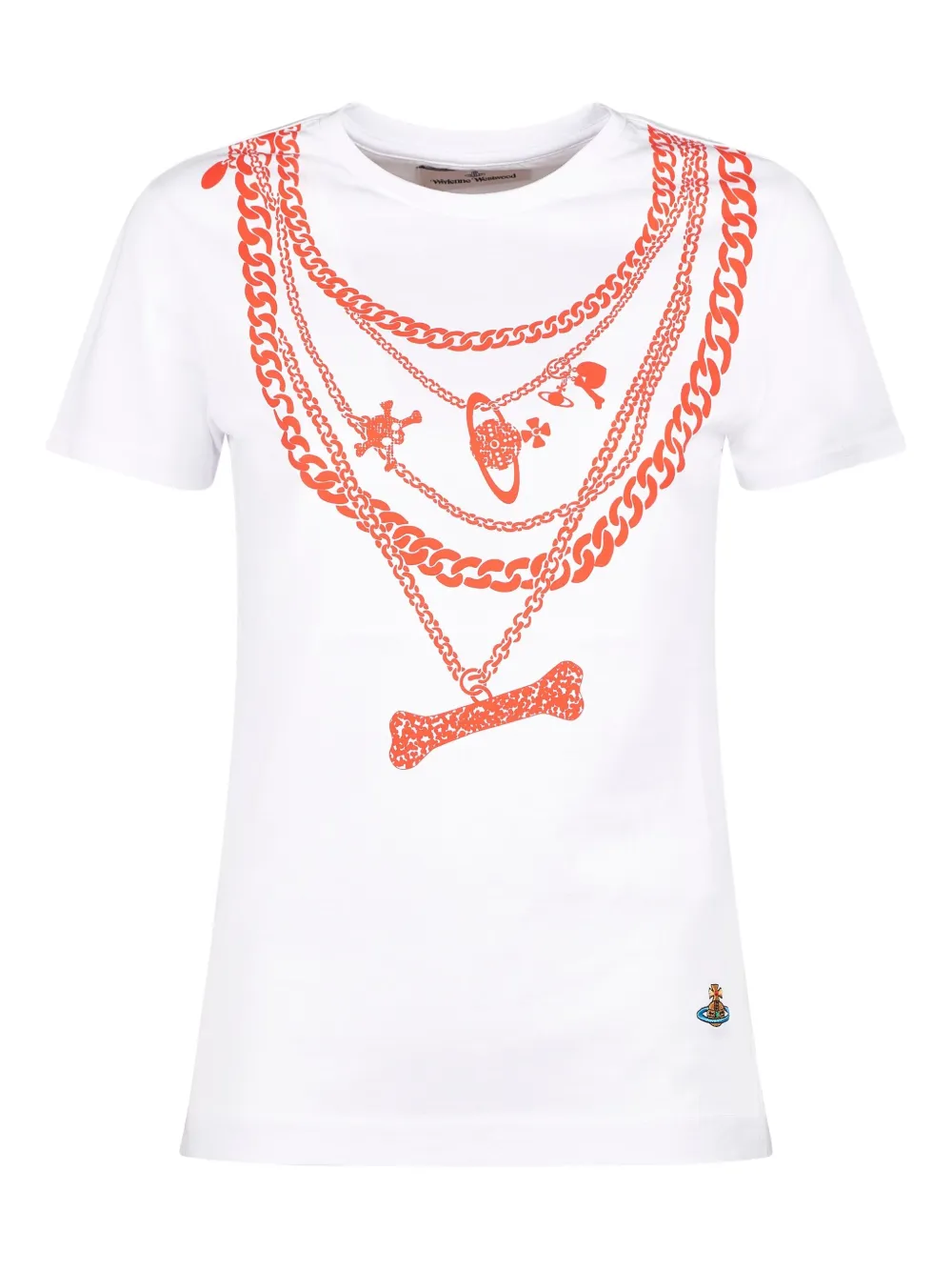 

Футболка Chain Peru Vivienne Westwood, белый