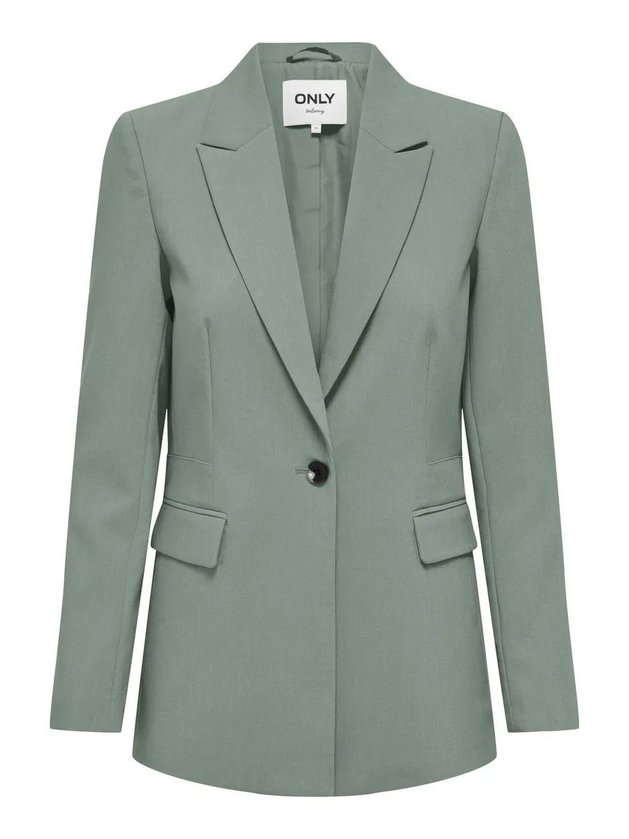 

Only длинный пиджак "ONLRAVEN L/S FITTED BLAZER CC TLR", цвет Lil Pad