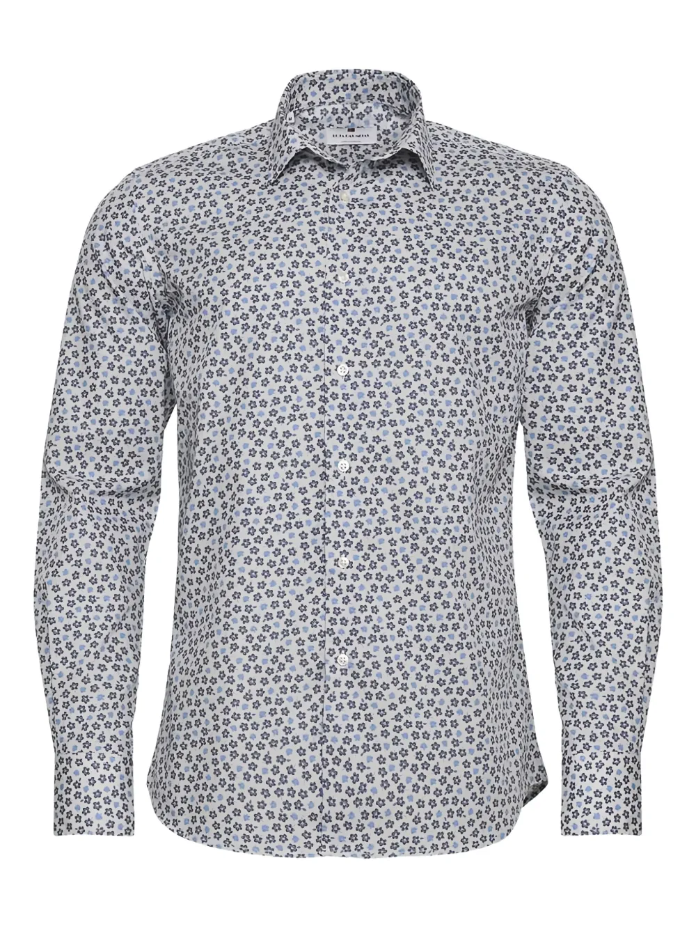 

Рубашка с длинными рукавами и цветочным принтом Loja Das Meias, белый