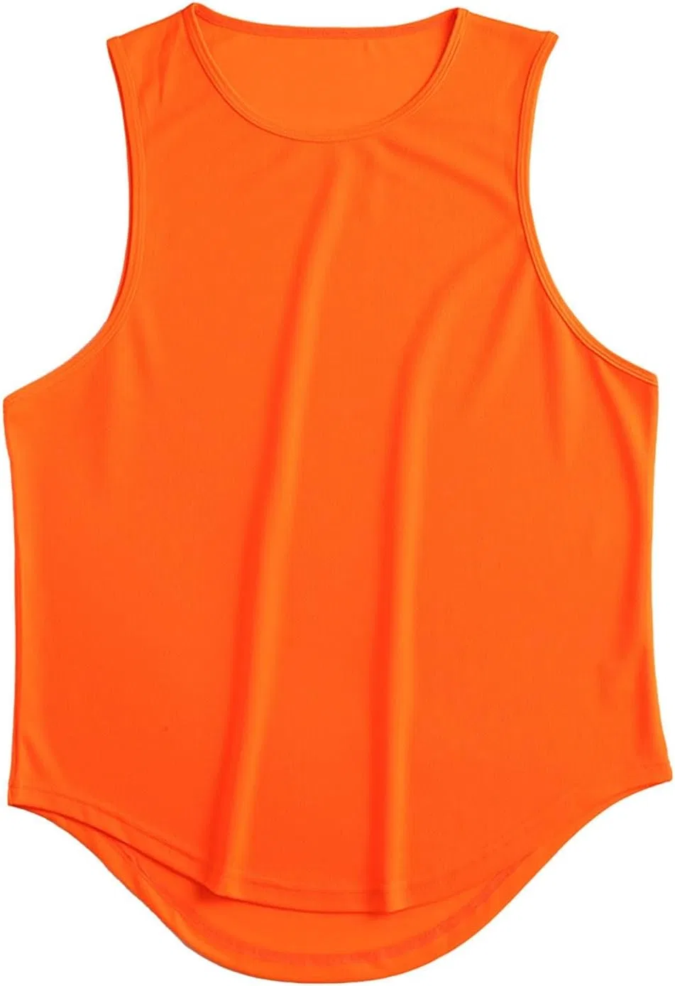 Мужская майка-борцовка, спорт, фитнес, бег, бодибилдинг, Generic, Orange