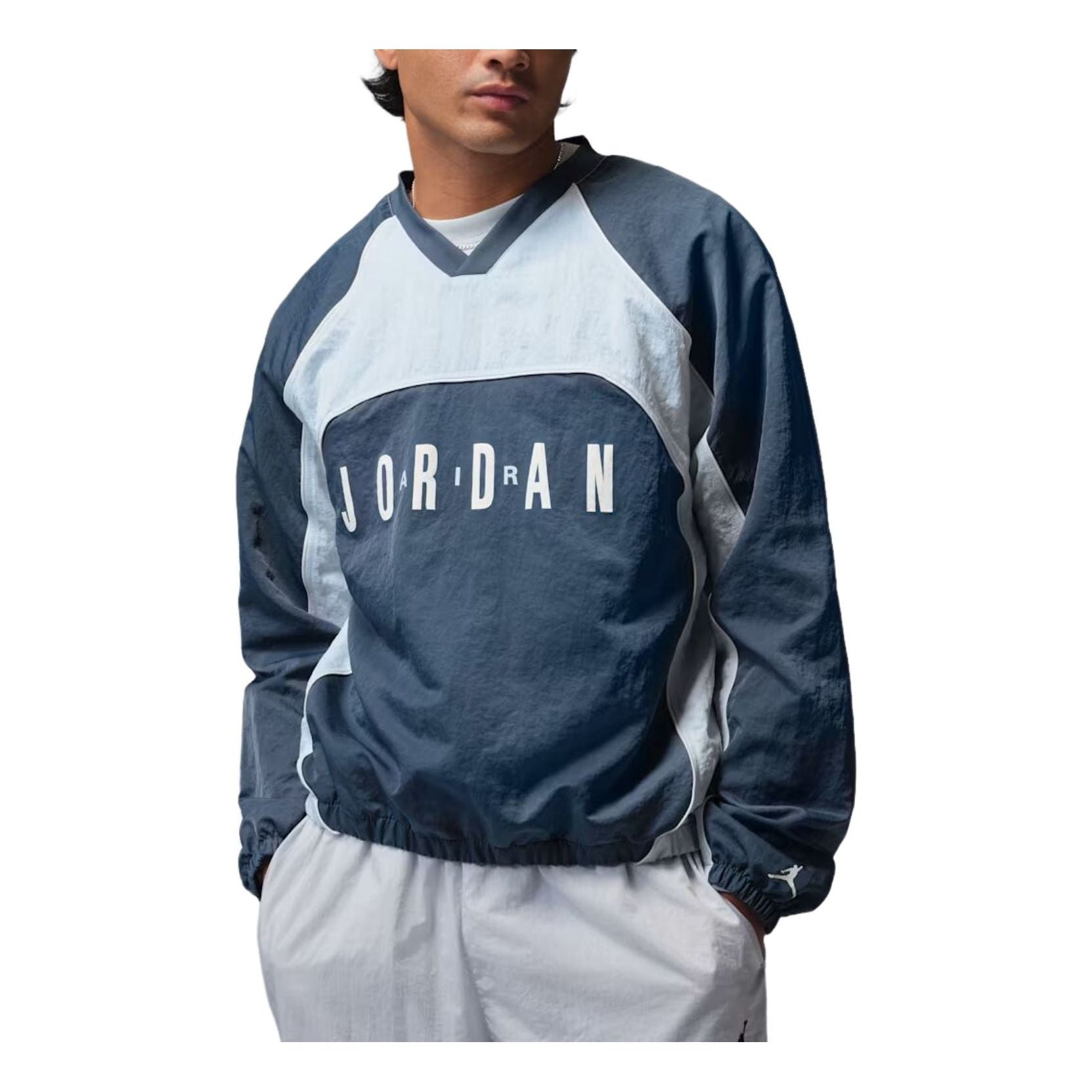 

Футболка с длинными рукавами Air Jordan Flight Long-Sleeve Warm-Up Top 'Squadron Blue Aura'