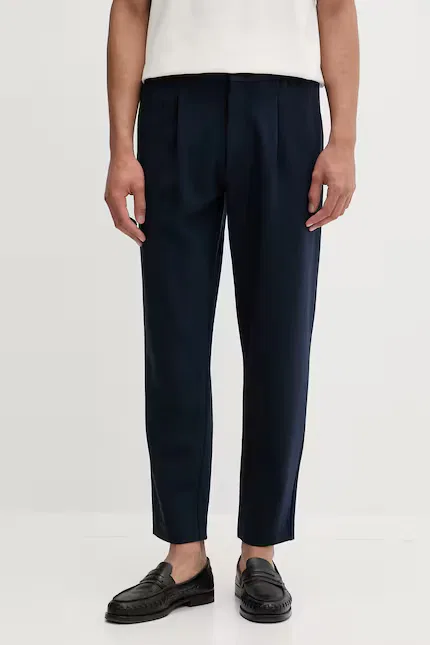 Брюки из вискозы Calvin Klein, синий