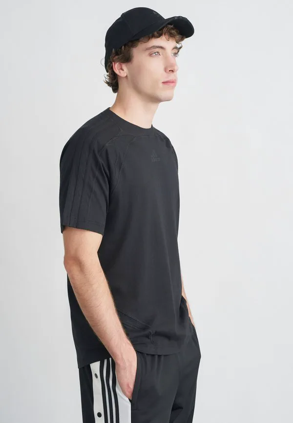 Футболка с подписью, базовая футболка Adidas Originals, Black