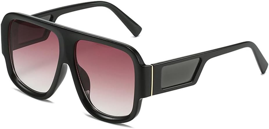 

Винтажные солнцезащитные очки для женщин, градиентные, с защитой от УФ-излучения UV400; мужские солнцезащитные очки с ярким леопардовым принтом LANGSER, Black Red Gradient