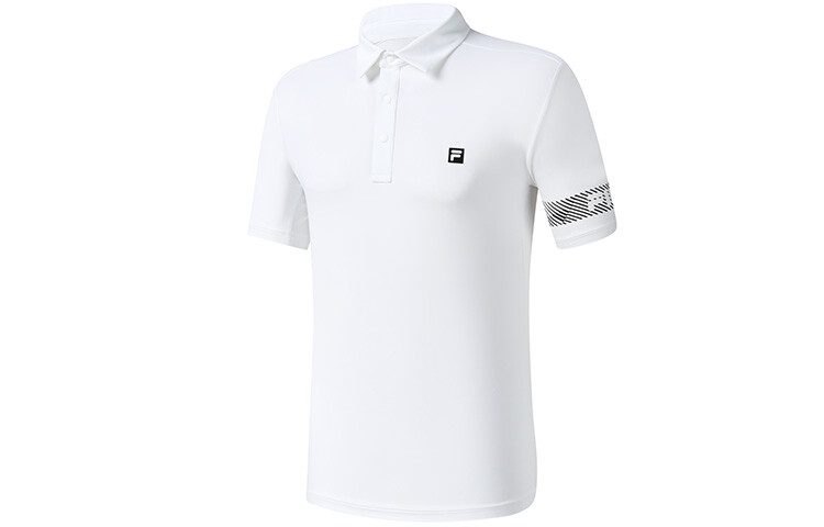 

Спортивная рубашка поло мужская белая Fila, цвет Jade White