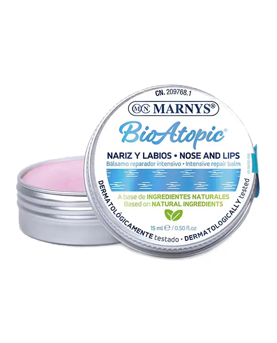Бальзам для губ BioAtopic Нос и Губы 15 мл Marnys