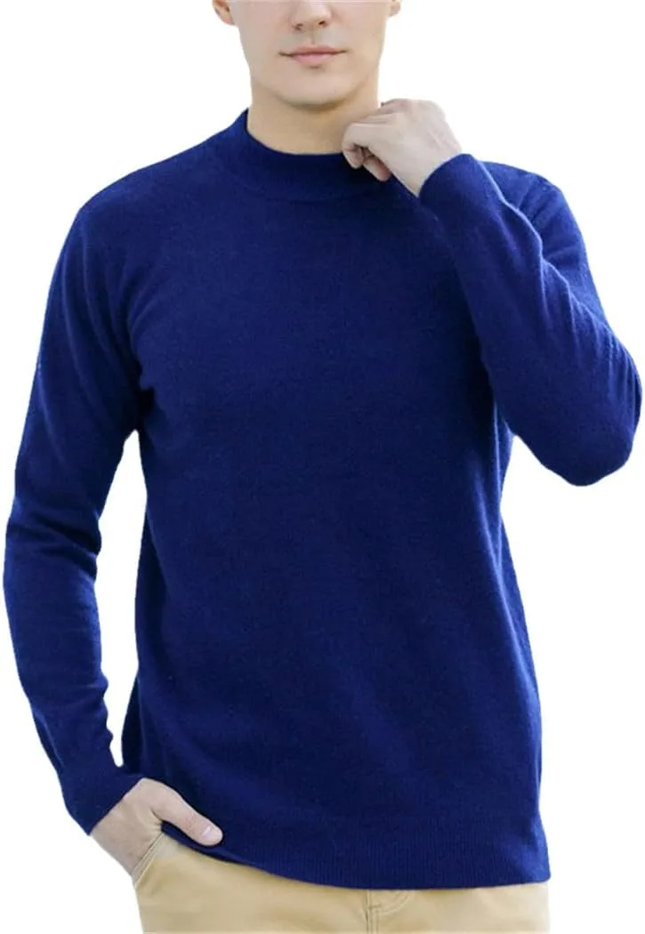 

Мужской свитер из кашемира с круглым вырезом и длинными рукавами Dvbfufv