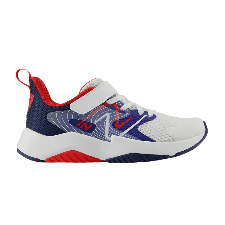 

Кроссовки New Balance Rave Run v2 Bungee Lace Top Strap Big Kid Wide 'USA', белый