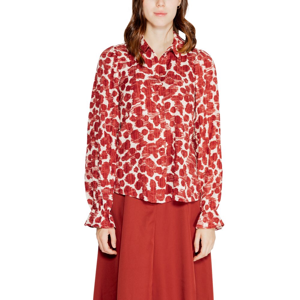 

Красный свитер из полиэстера Vero Moda