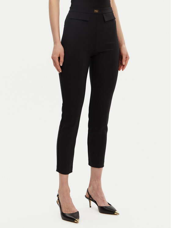 

Брюки прямого кроя PA-077-51E2-V320 Elisabetta Franchi, черный