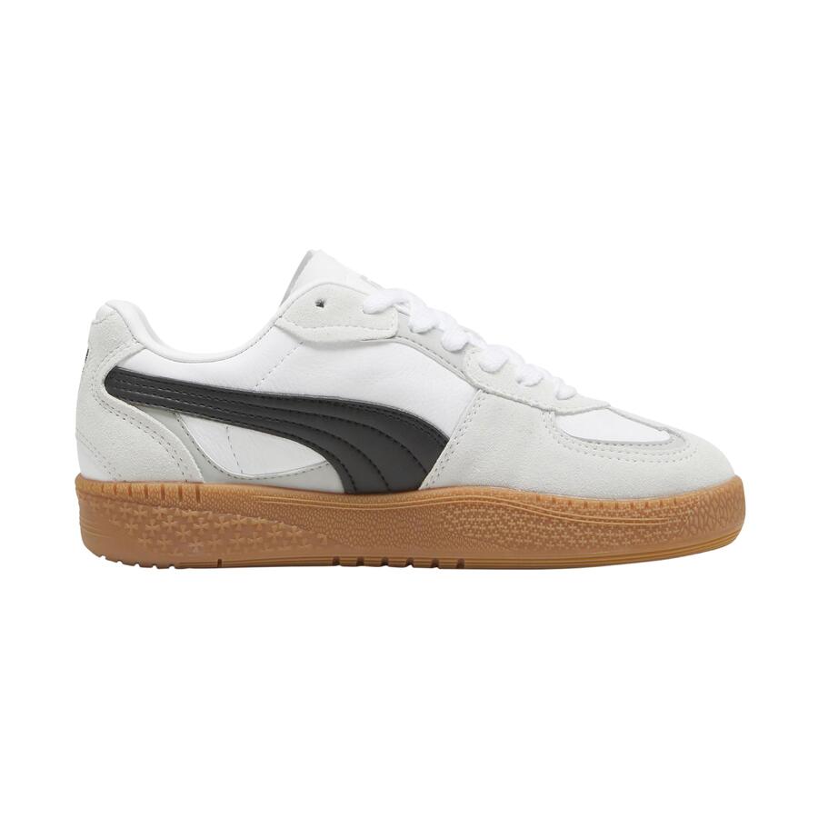 Женские модные кроссовки Puma Palermo белого цвета — фото 2