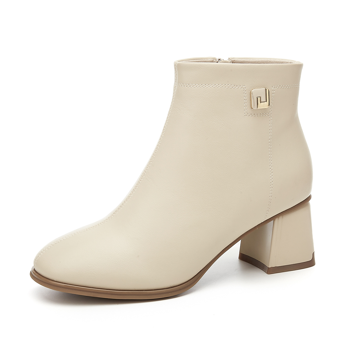 SHOUBA Женские ботильоны бежевые, цвет Beige