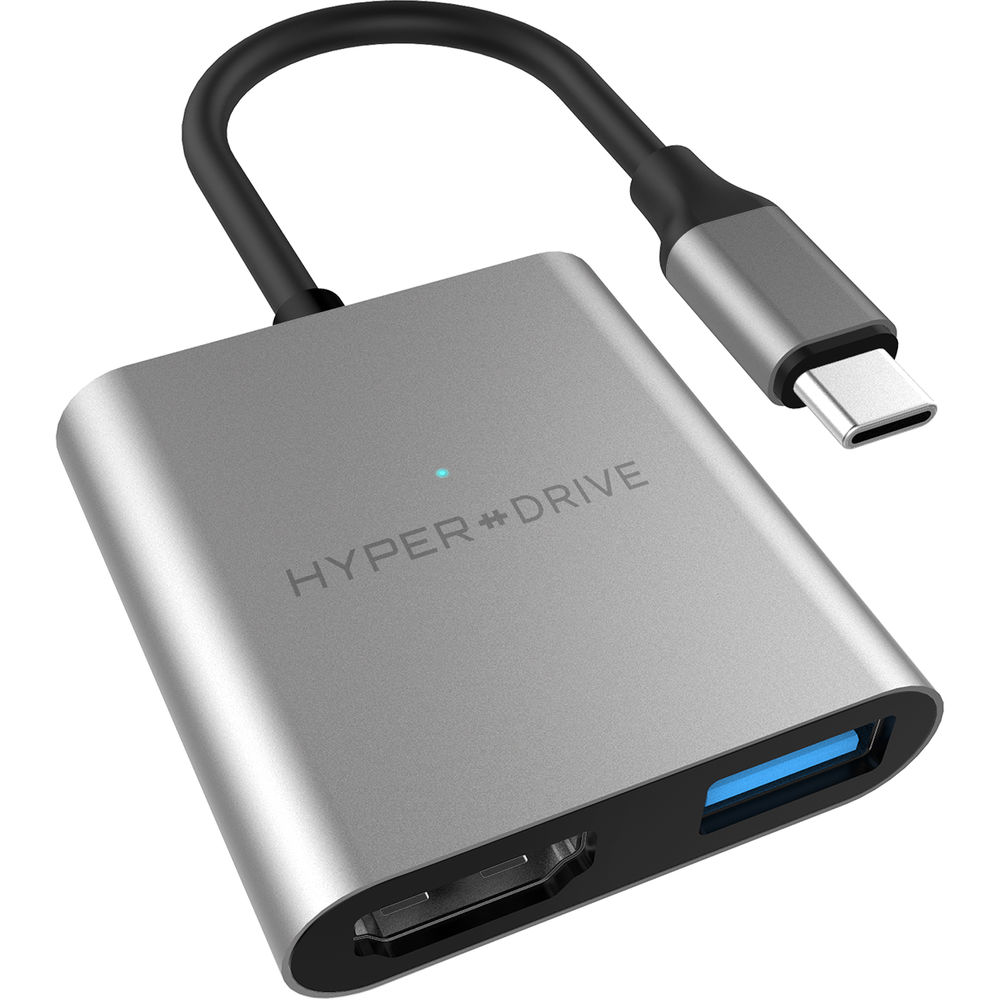 

Док-станция HYPER HyperDrive 4K HDMI 3-in-1 USB Type-C Hub HD259A-GRAY