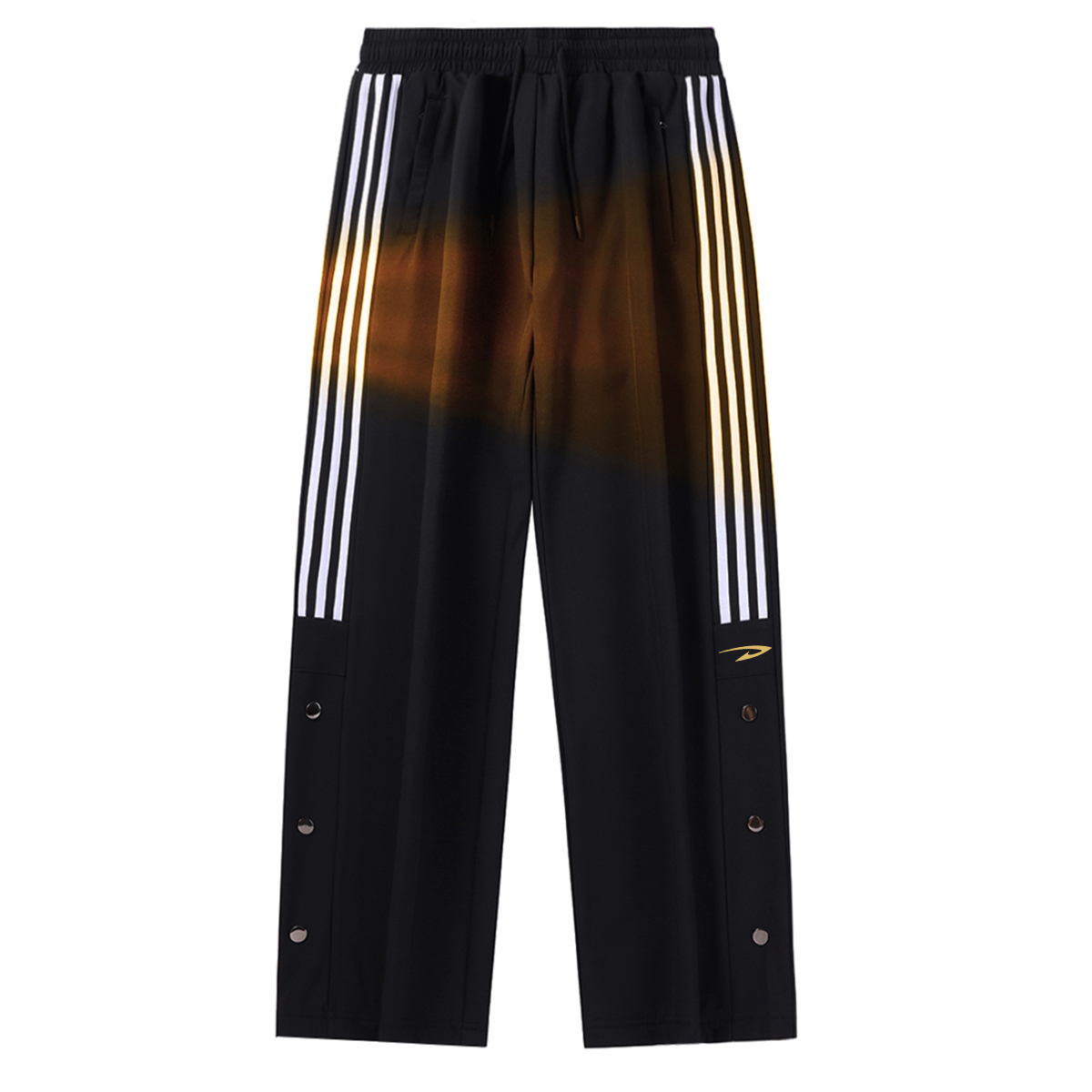 

Брюки Casual Unisex утепленные с флисовой подкладкой широкие DEERWAY, черный (золото logo)