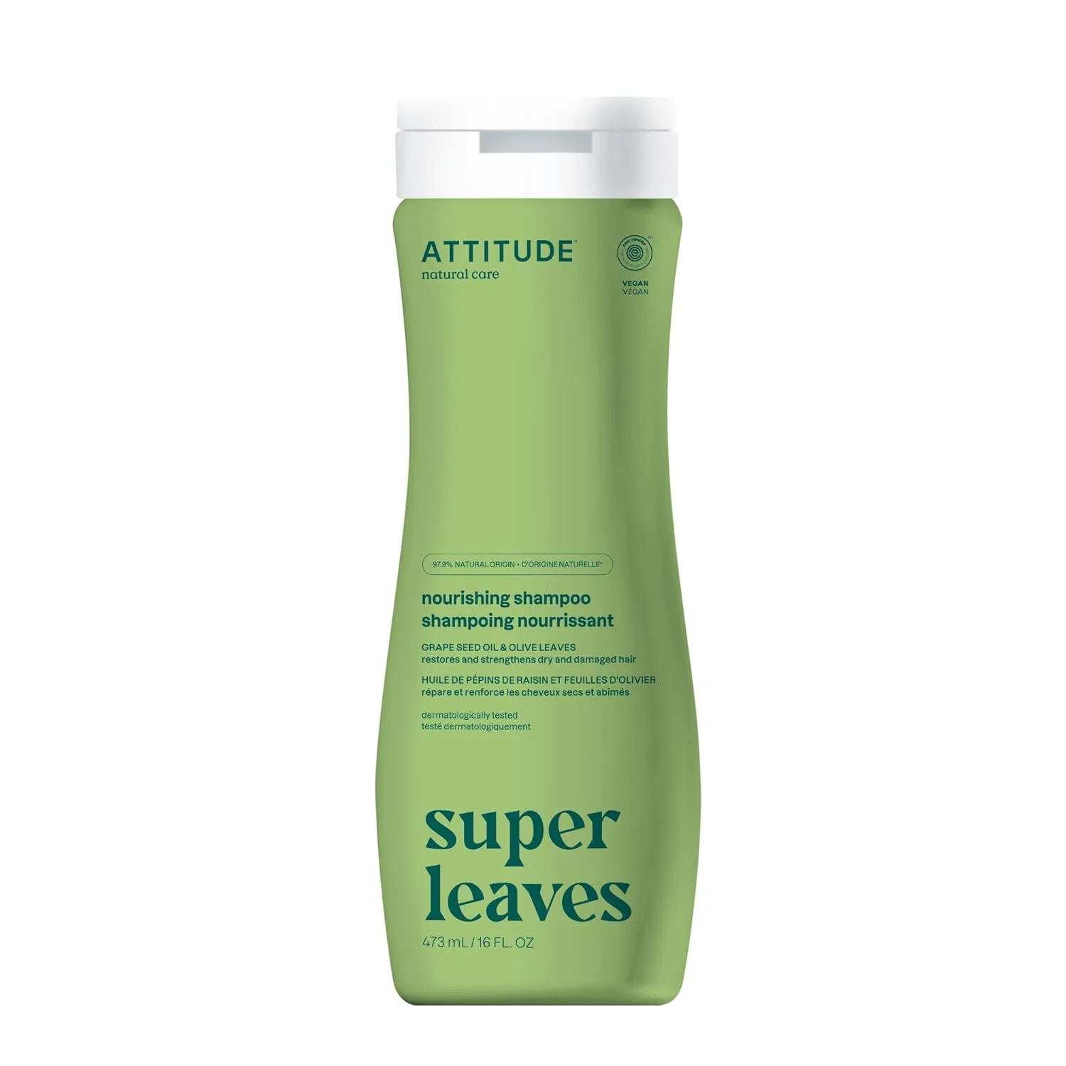 Питательный шампунь для волос ATTITUDE, 473 мл Attitude